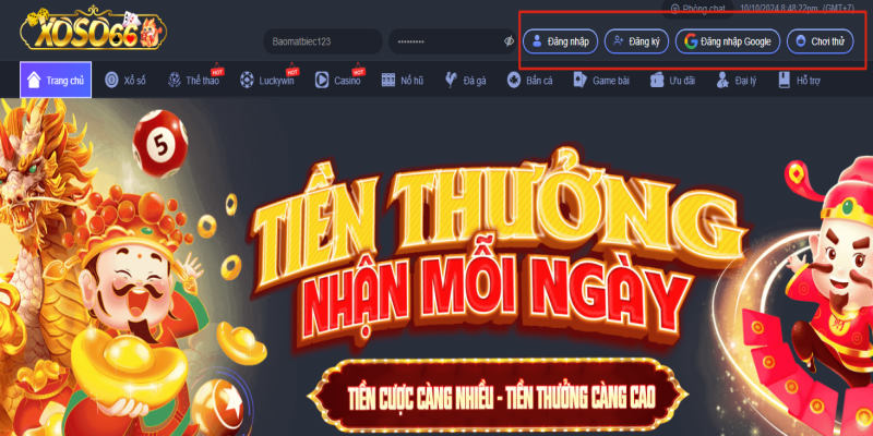 Hướng dẫn chi tiết vào chơi game bài Xoso66